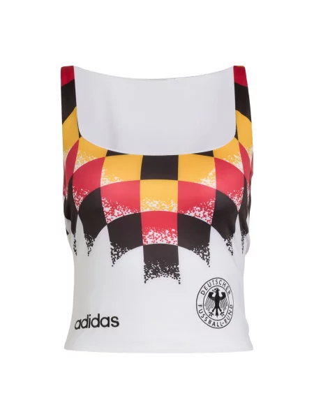ADIDAS ORIGINALS Top Germany Reconstructed Bringback galben / roșu cireș / negru alb