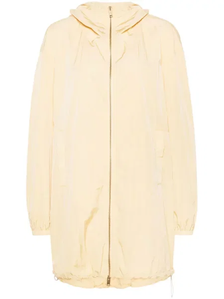 Geacă parka Fabiana Filippi cu glugă galben