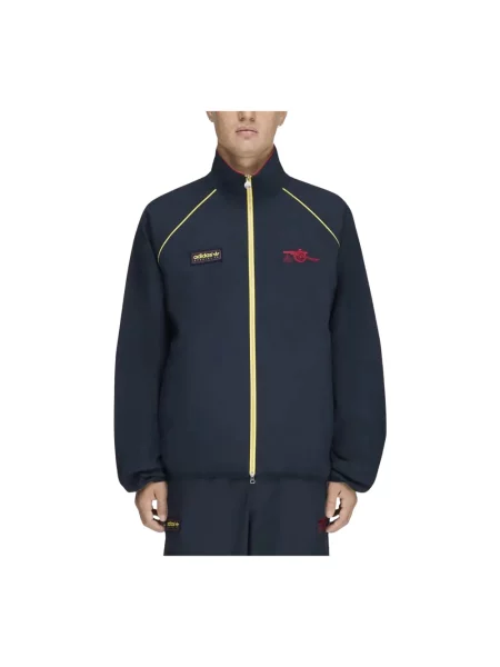 Kurtka Adidas do biegania niebieska