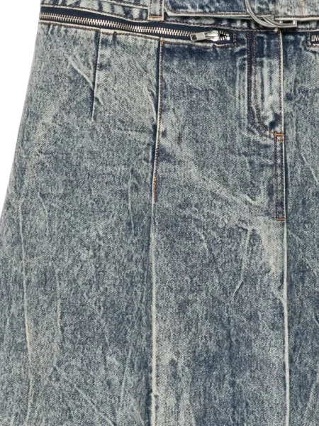 Fustă din denim Vaquera albastru