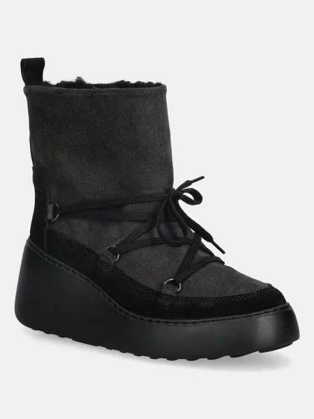 Fly London cizme de zăpadă din piele întoarsă verde