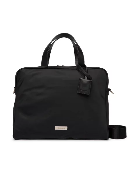 Calvin Klein Torba za laptop Sleek Slim Commuter crna