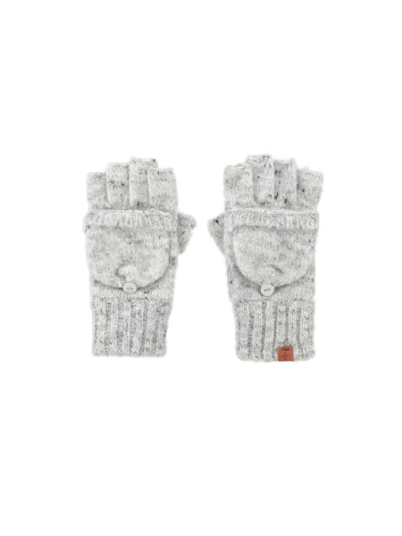 Bickley + Mitchell Rokavice s kratkimi prsti pegasto siva