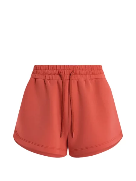 Pantaloni scurți Varley cu cordon portocaliu