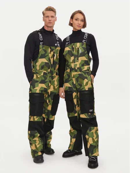 Hlače Colourwear Trabajo zelena kaki