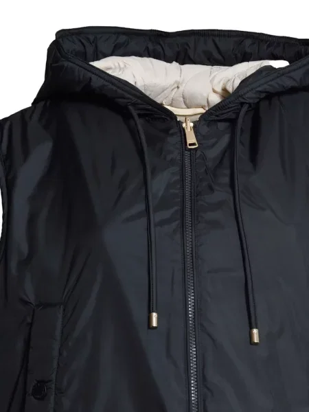 Reversibil vestă Weekend Max Mara din canvas negru
