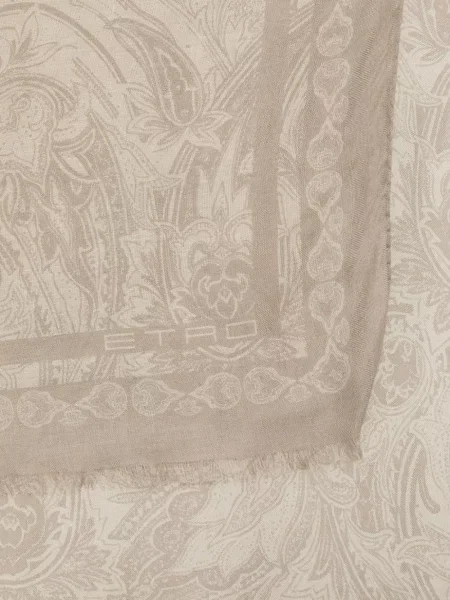 Žakardinis šalikas Etro su paisley raštu