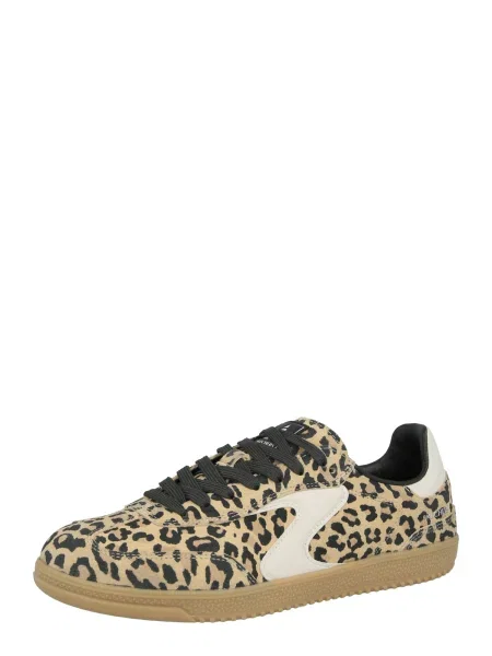 SKECHERS Nizke superge HOTSHOT kapučino / mokka / črna bela