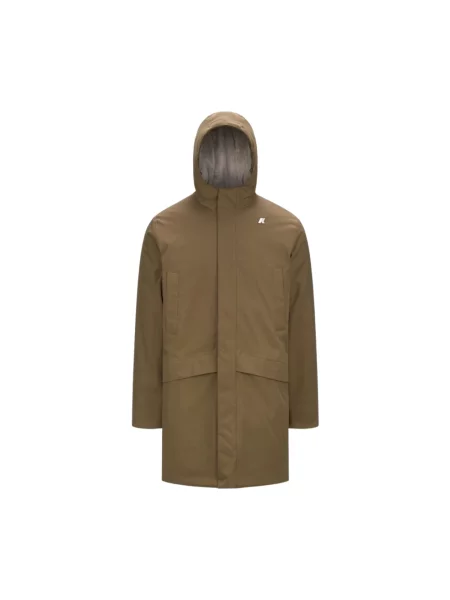 Parka K-way brązowa