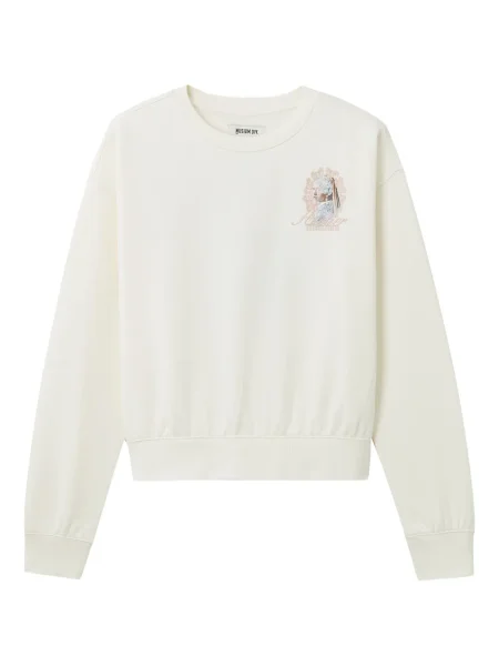 Суитчър Musium Div. с перли бяло