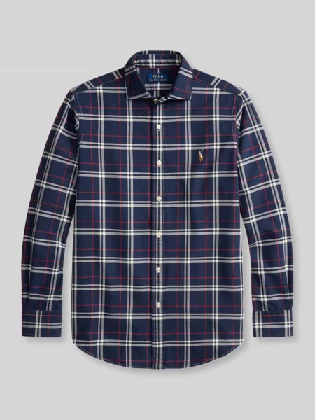 Koszula casualowa o kroju regular fit z czystej bawełny Polo Ralph Lauren granatowa