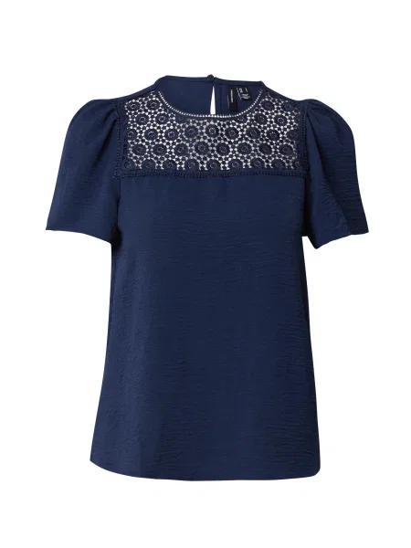 VERO MODA Bluza VMALVA mornarsko plava