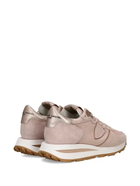 Sneakerși Philippe Model Paris din dantelă roz