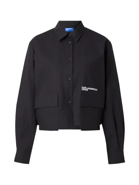 KARL LAGERFELD JEANS Bluză negru alb