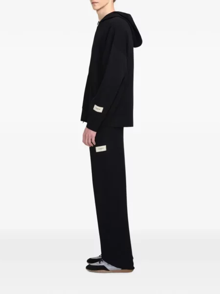 Pantaloni Flâneur tricotate negru