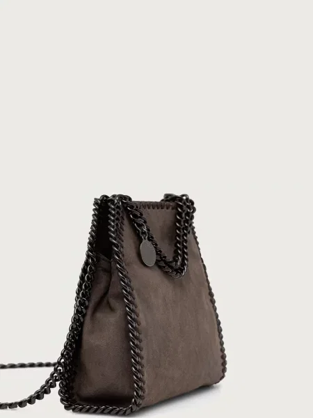 Torebka Stella Mccartney zamszowa brązowa