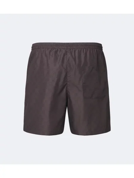 Slip de baie Gucci din poplin maro
