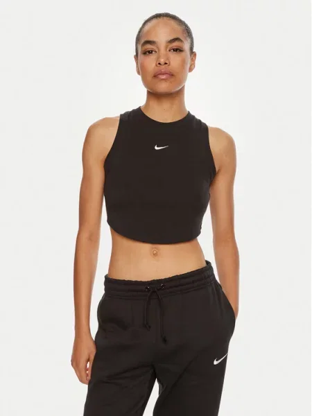 Nike Bluzka Tight Fit czarny