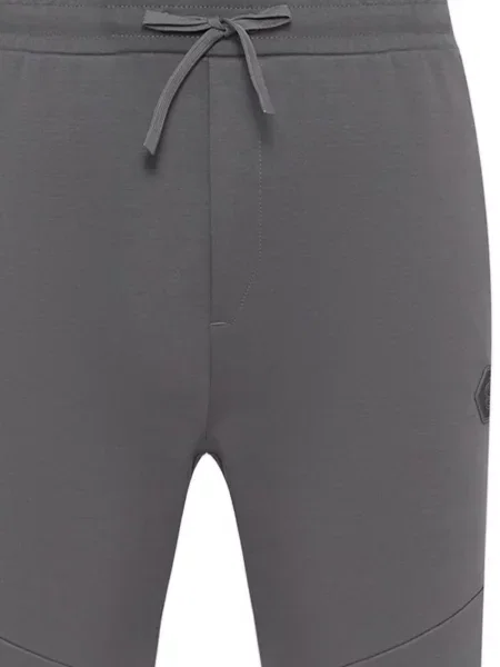 Pantaloni Boss alergare cu autograf cu cordon gri