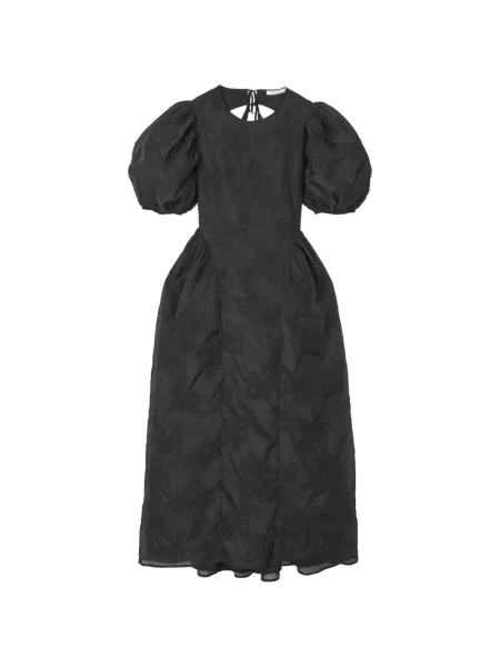 Rochie midi Cecilie Bahnsen evazată negru