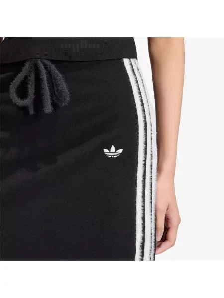 Пола adidas Knitted Skirt Black/ White XL бяло