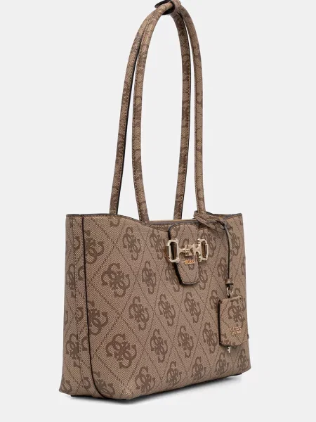 Geantă shopper Guess bej
