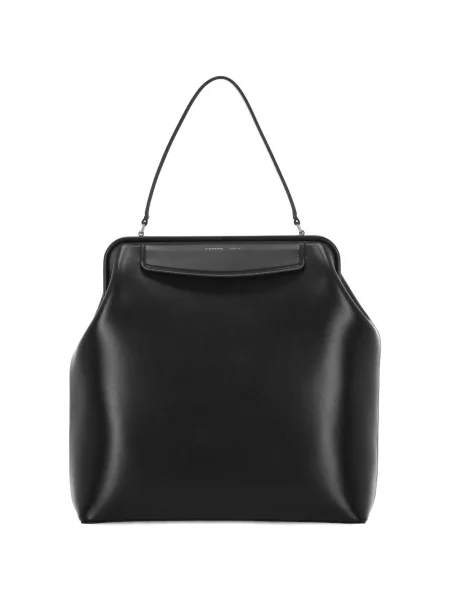 Geantă shopper Carven din piele negru