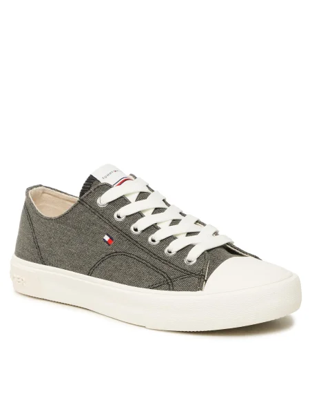 Plátenky Tommy Hilfiger čierna