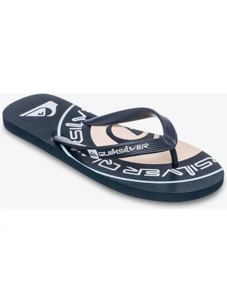 Japonki Quiksilver Java Art Pomarańczowy Blady 39 niebieski