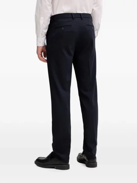 Cu centură pantaloni Benetton albastru