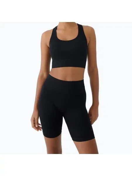 Tréninková podprsenka 4F Multiactive deep black černá