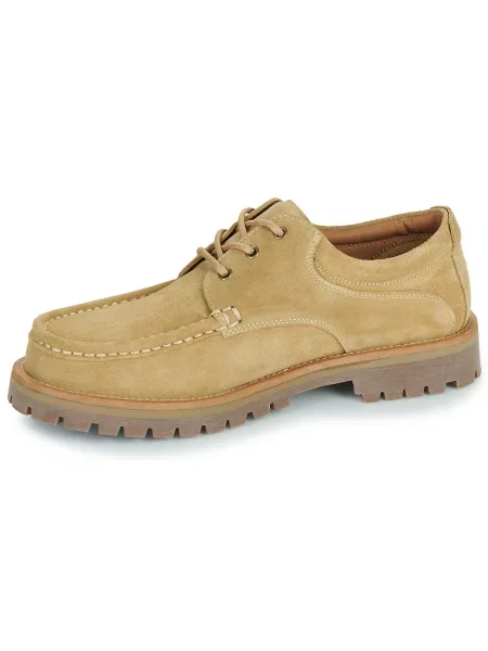Pantofi Selected din piele de căprioară bej