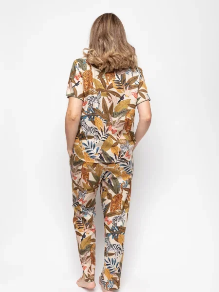 Пижама Cyberjammies из модала зеленая