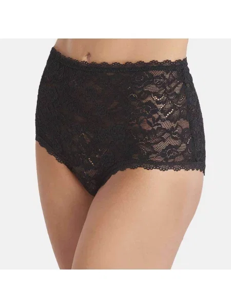Кружевные трусики-кюлоты чорні