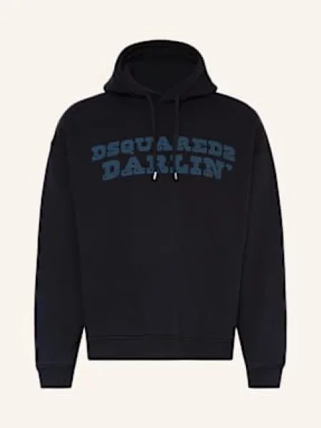 Bluza Z Kapturem blau granatowa