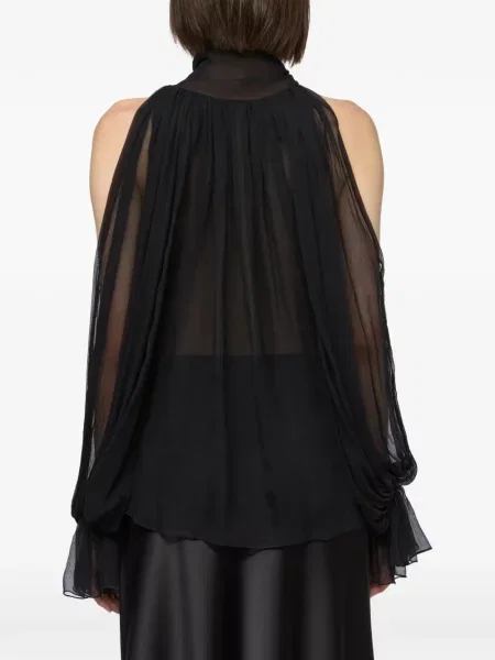 Bluză Atu Body Couture cu funde negru
