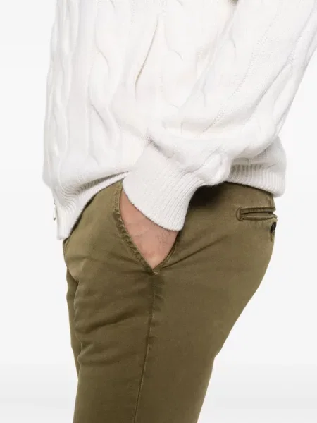 Pantaloni chino Dondup verde