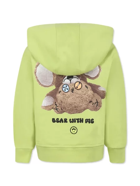 Bluza z kapturem dziecięca Barrow zielona