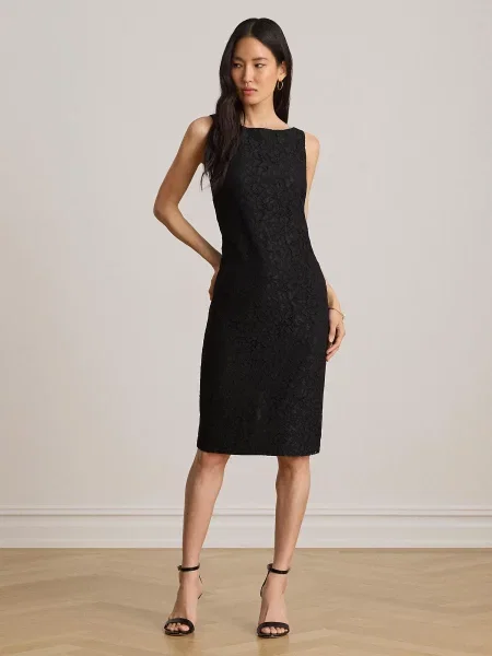 Lauren Ralph Lauren Puzdrové šaty čierna