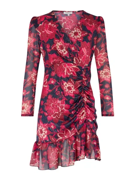 Morgan rochie RPETAL bleumarin mini drept RPETAL roșu