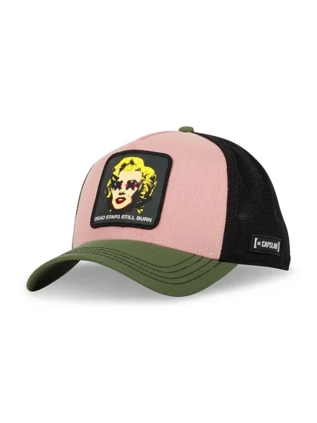 Capslab czapka z daszkiem brązowa