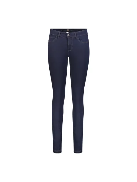 Skinny jeansy skinny Mac niebieskie