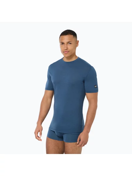 Tricou termic pentru bărbați super.natural Sierra Tee cashmere grey melange gri