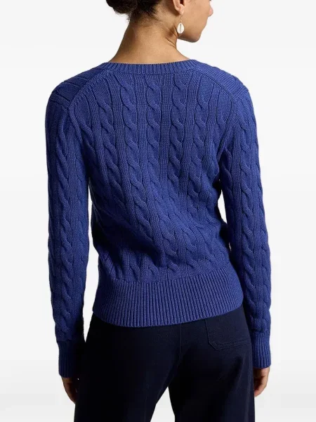 Gulerat tricou polo Polo Ralph Lauren cu decolteu în V fără mâneci maro