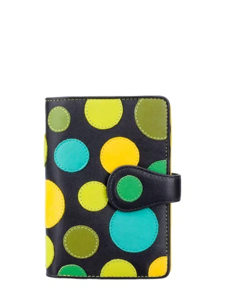 Кожаный кошелек Visconti черный