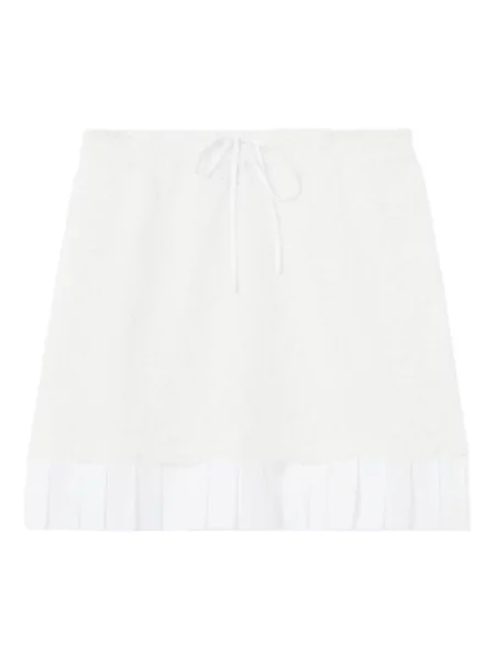 Fusta mini Claudie Pierlot alb