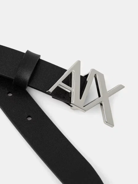 Armani Exchange ремінь шкіряний