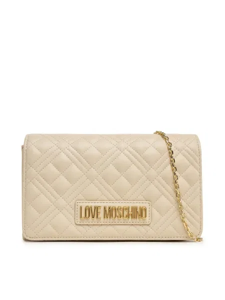 Чанта Love Moschino бежово