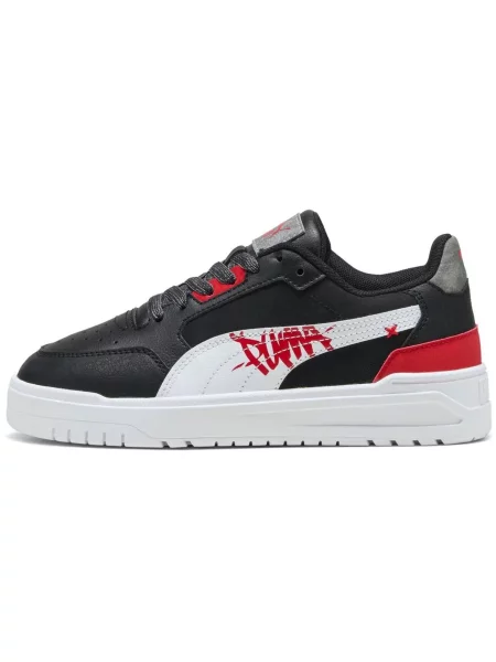 Dla dzieci Sneakers Puma Shuffle Downtown Lo Mid Jr czarne