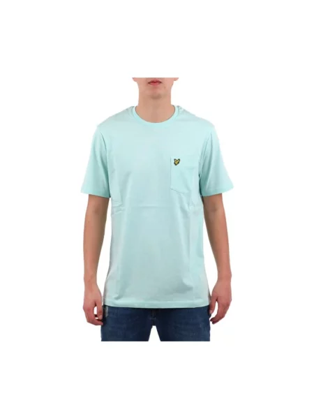 Koszulka Lyle & Scott z krótkim rękawem klasyczna zielona